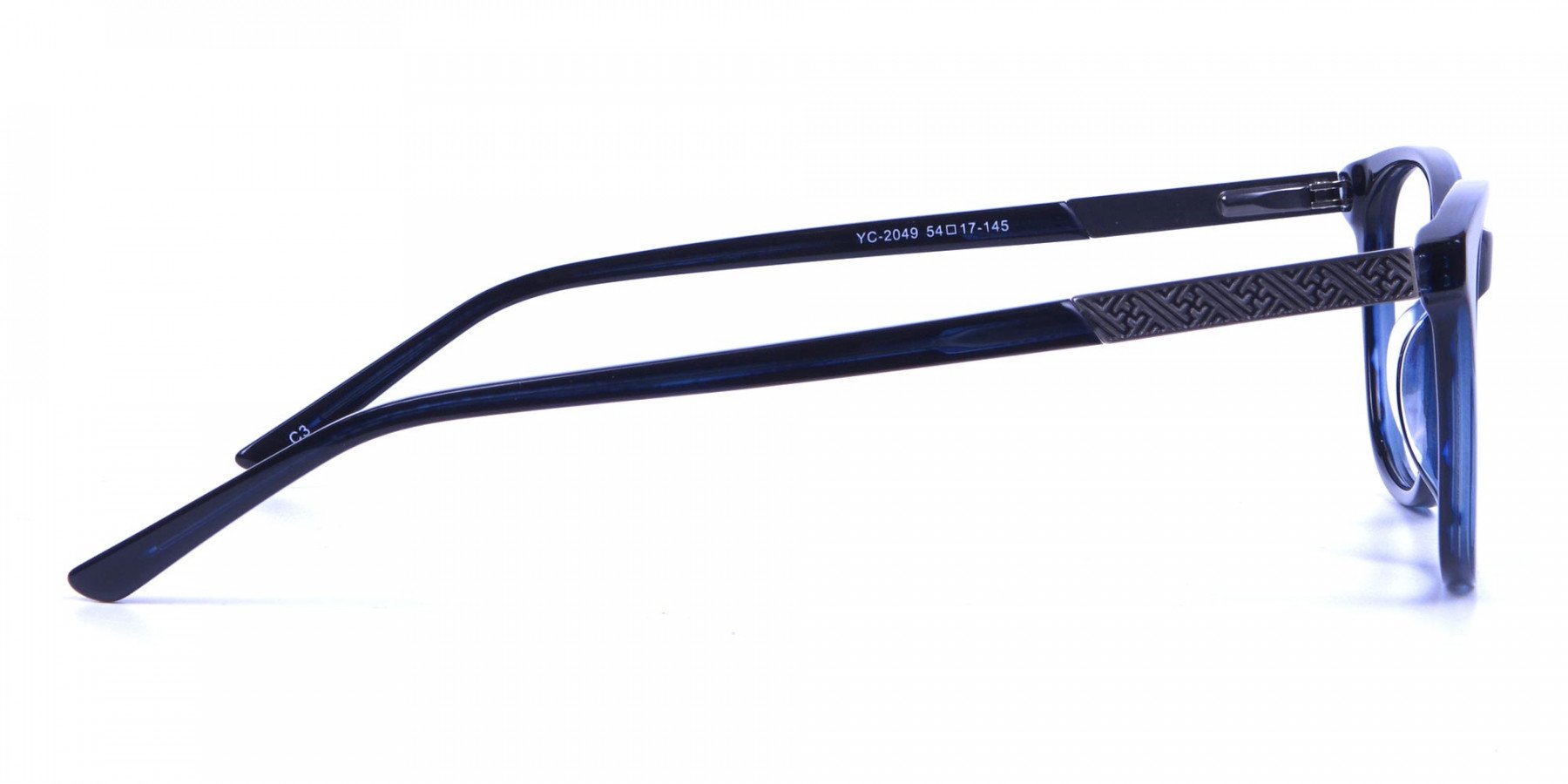 Cat Eye Glasses with Mix Material