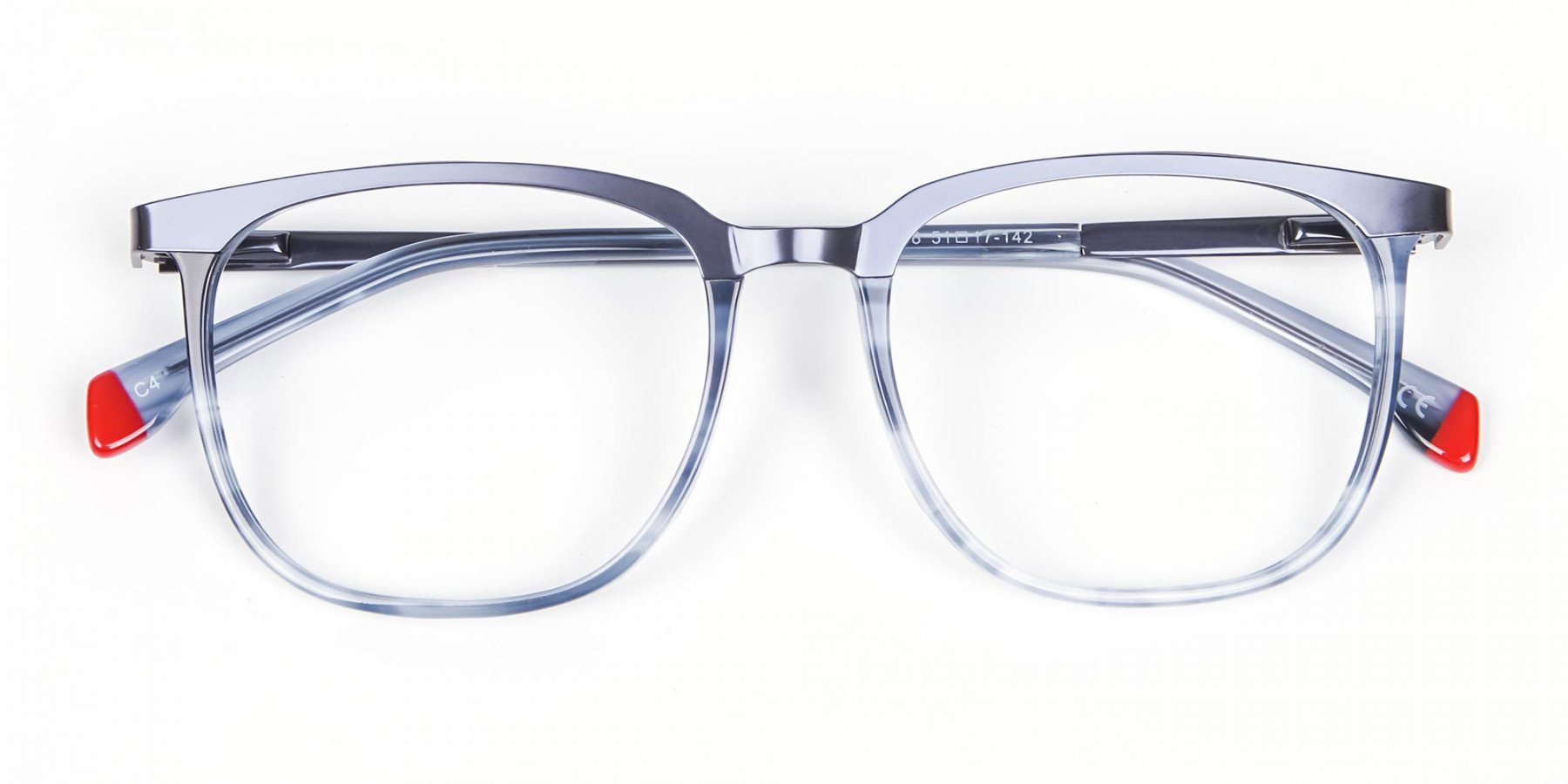 Smoky Blue Framed Glasses