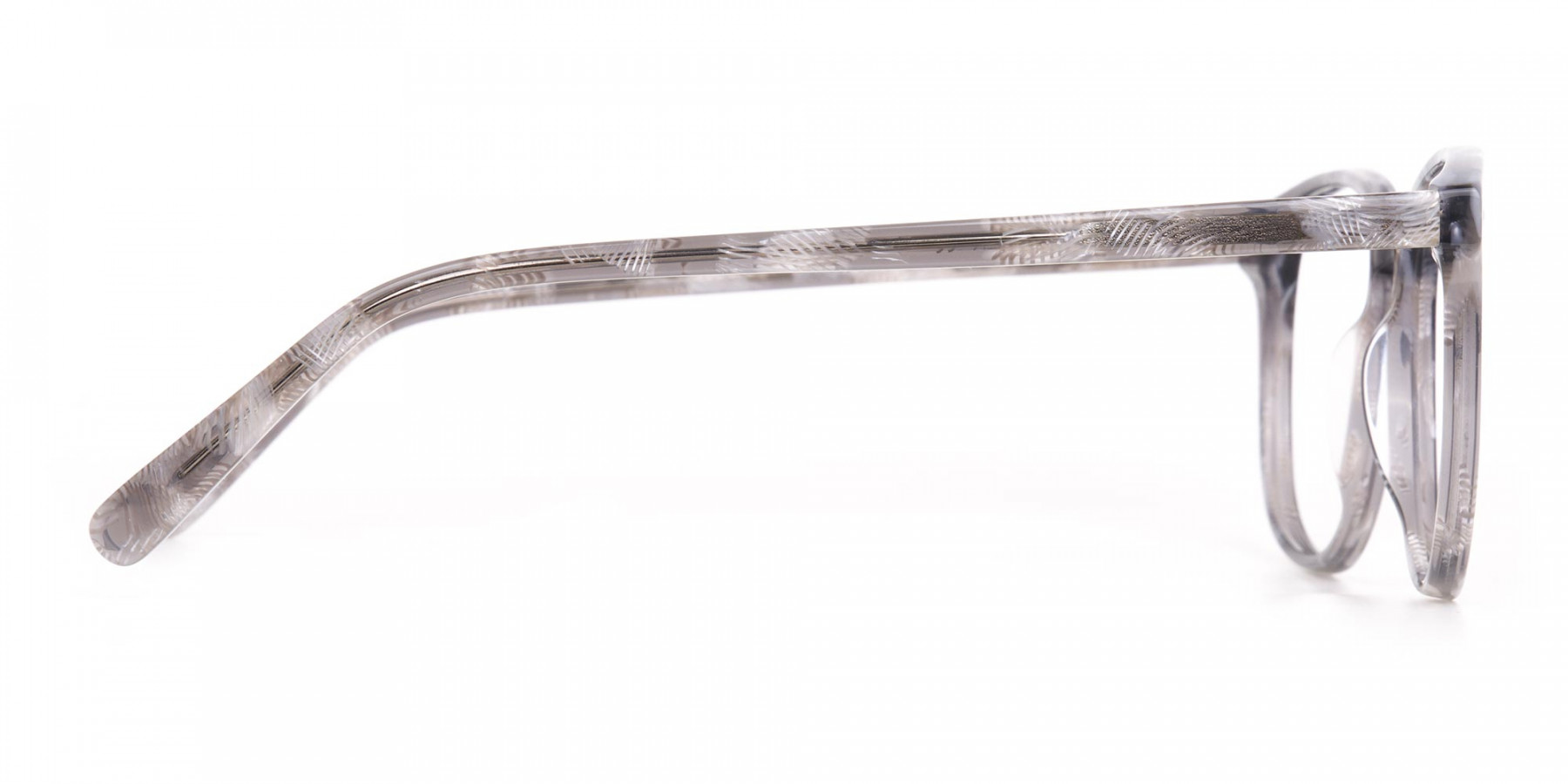 Silver Grey Wayfarer glasses Acetate Unisex-1