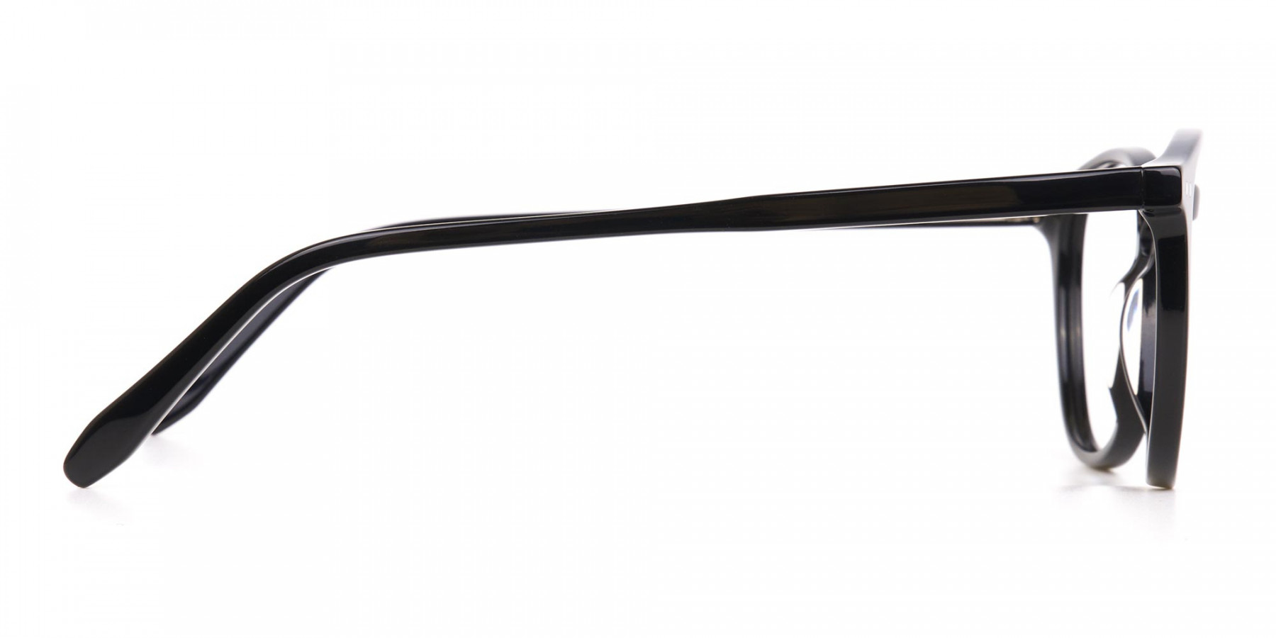 Black Acetate Wayfarer Glasses Unisex-1