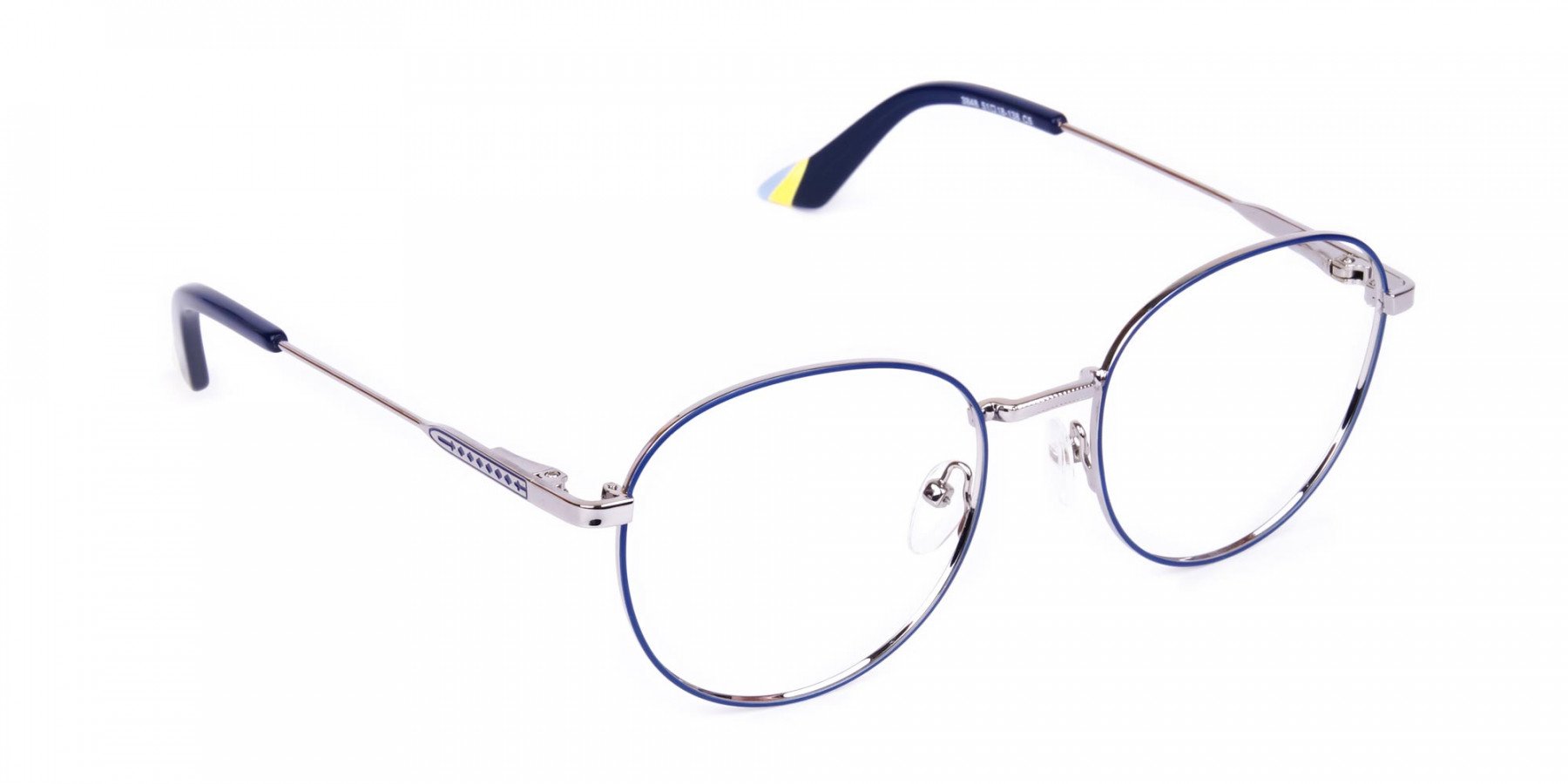 Navy-Blue-and-Silver-Metal-Round-Glasses-1