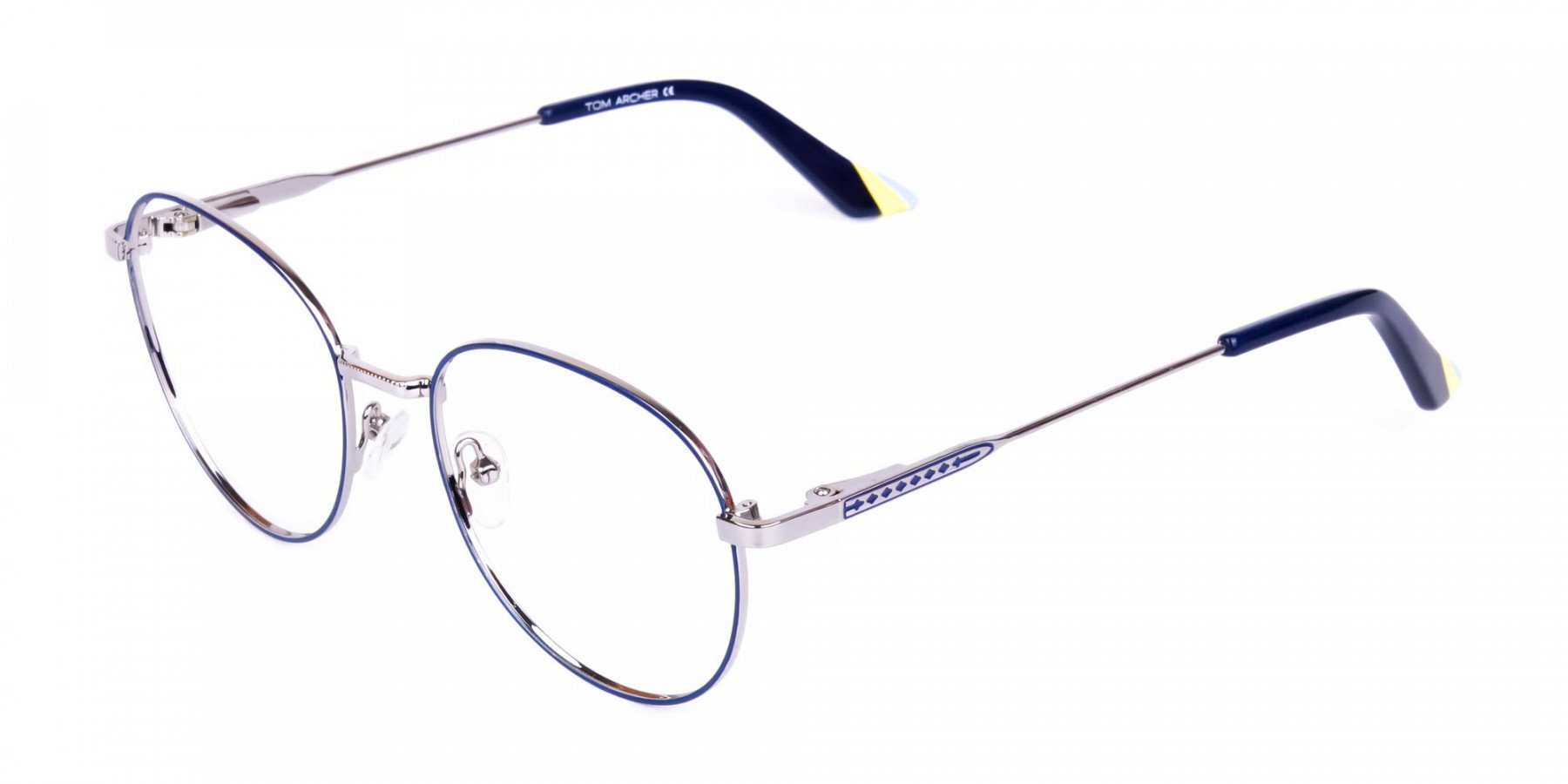 Navy-Blue-and-Silver-Metal-Round-Glasses-1