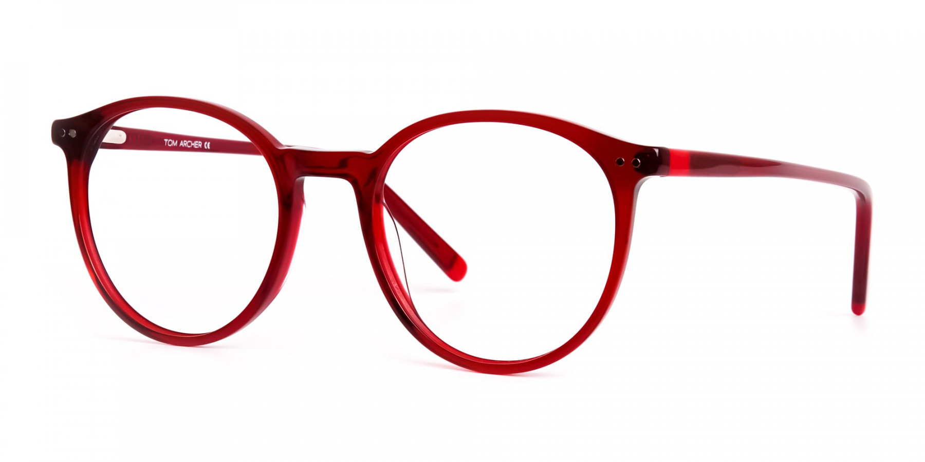 Wine & Dark Red Round Glasses Frames - BROOKE 4 - Specscart.®