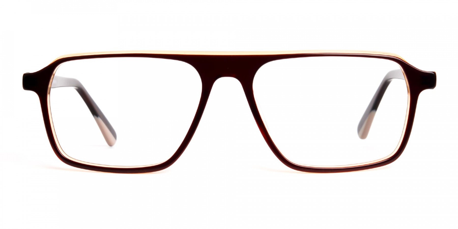 Brown-and-Black-Rectangular-Full-Rim-Glasses-frames-1