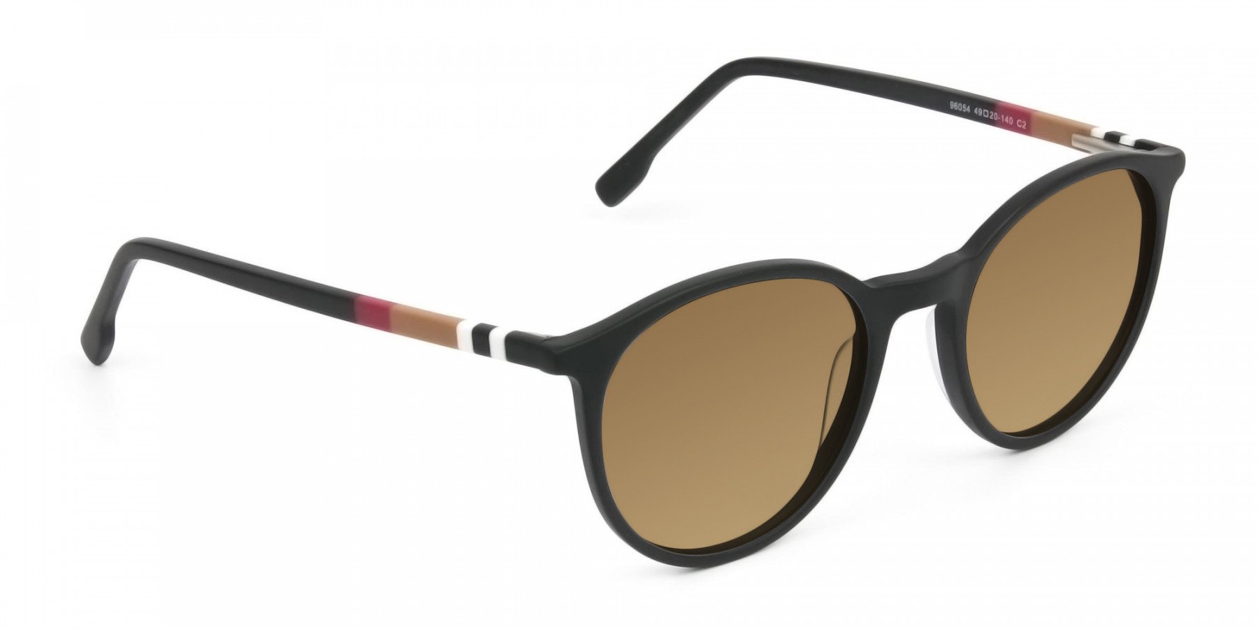 dark-brown-matte-black-sunglasses - 3