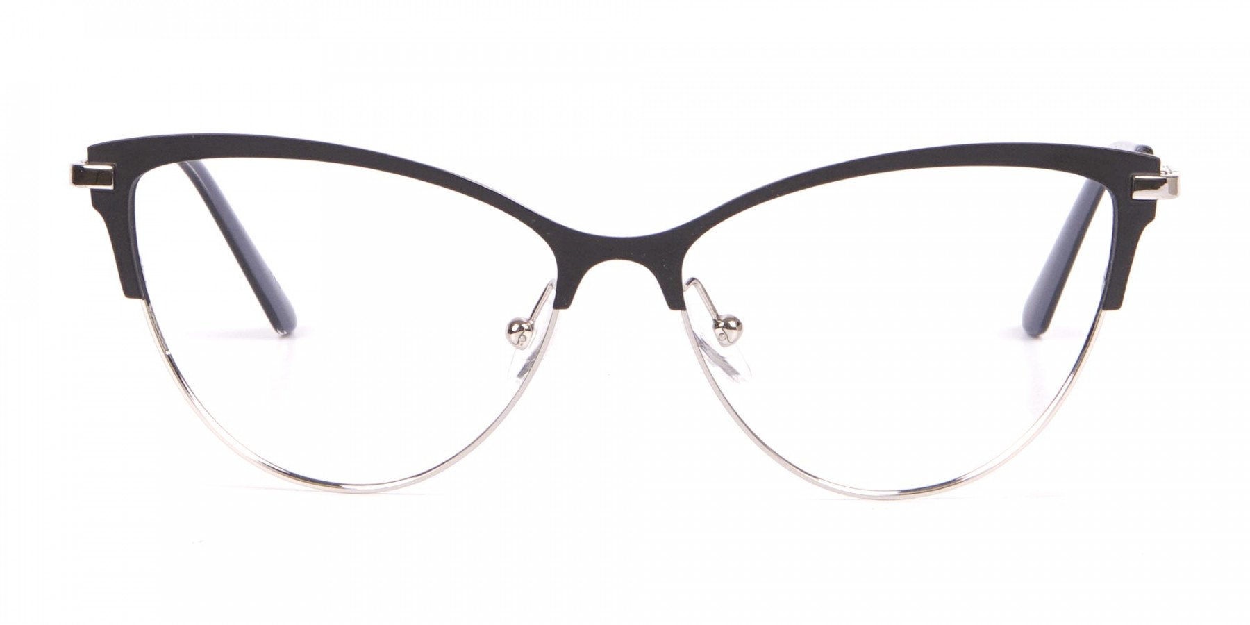 Calvin Klein CK19111 Women's Cat-Eye Browline Glasses Black-1