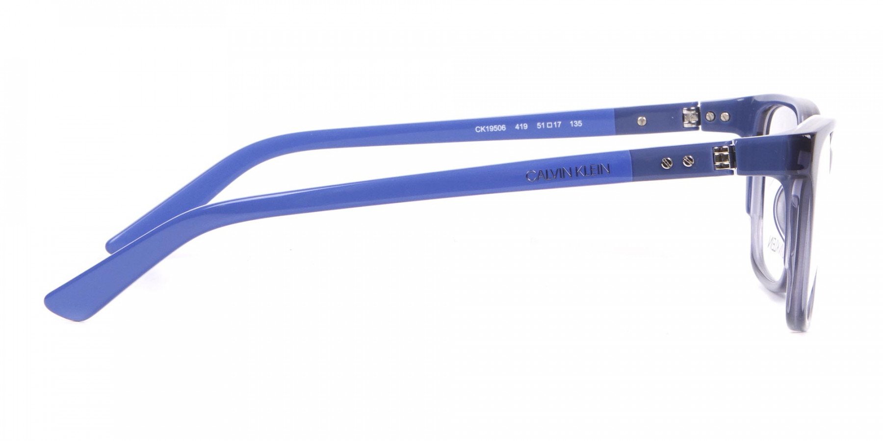Calvin Klein CK19506 Two-Toned Retangular Glasses In Blue-1