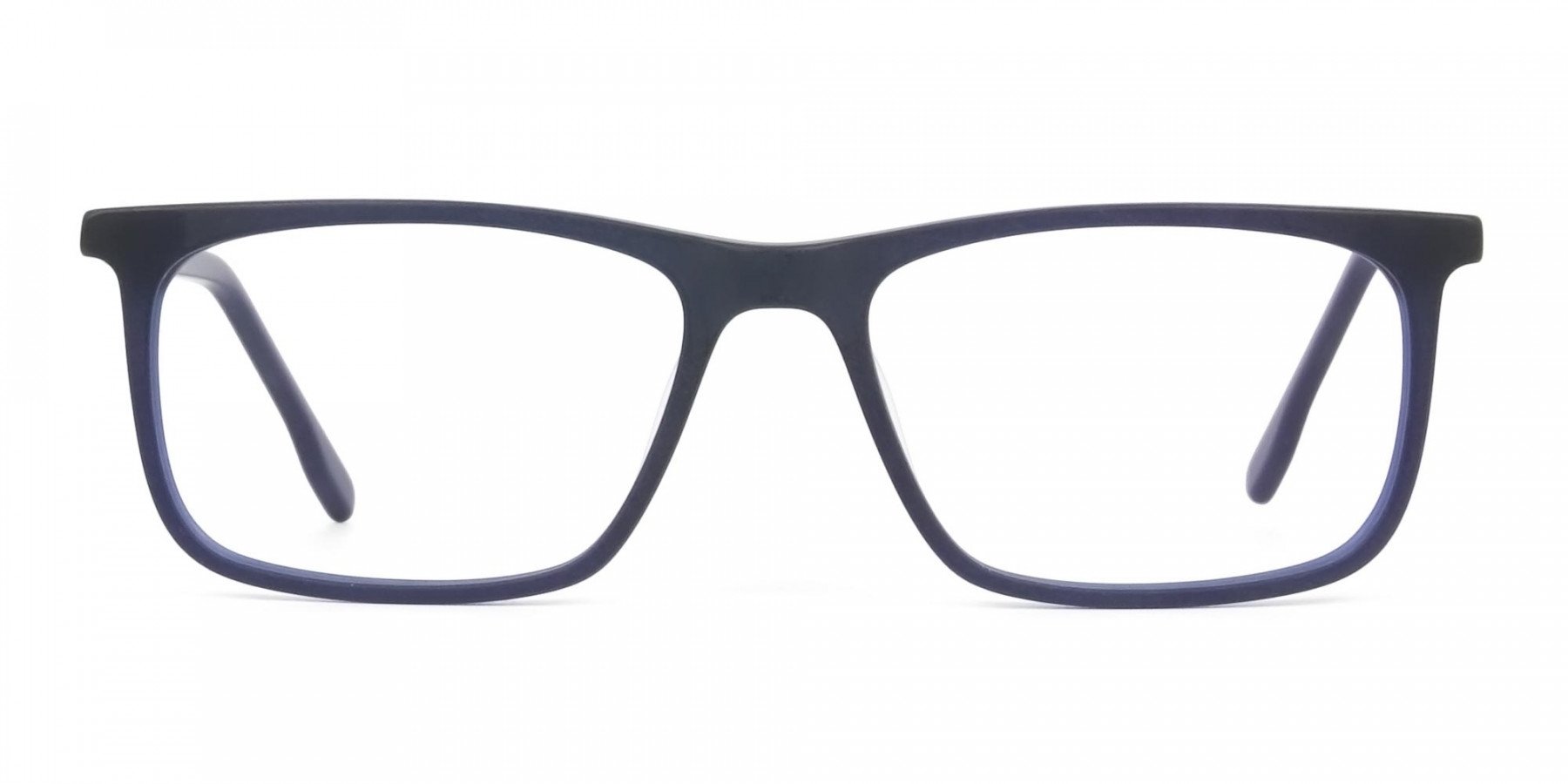 Green Matte Navy Blue Spectacles - DERBY 6 | Specscart® UK
