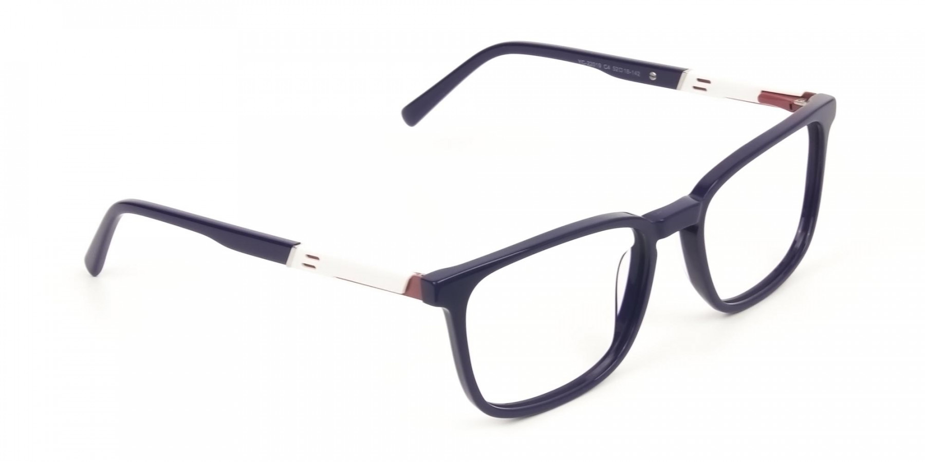 Lightweight Royal Blue Sport Style Rectangular glasses  - 1