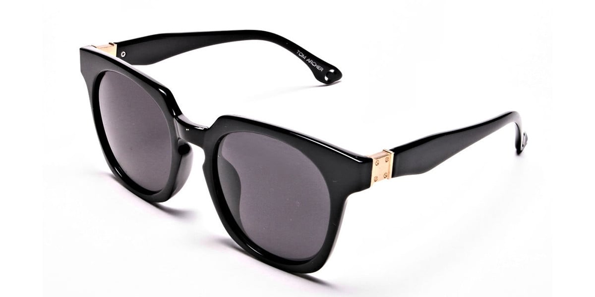 Dark Black & Grey Sunglasses -2