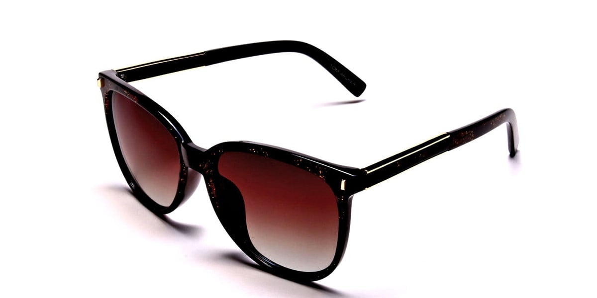 Black & Glitter Sunglasses -2