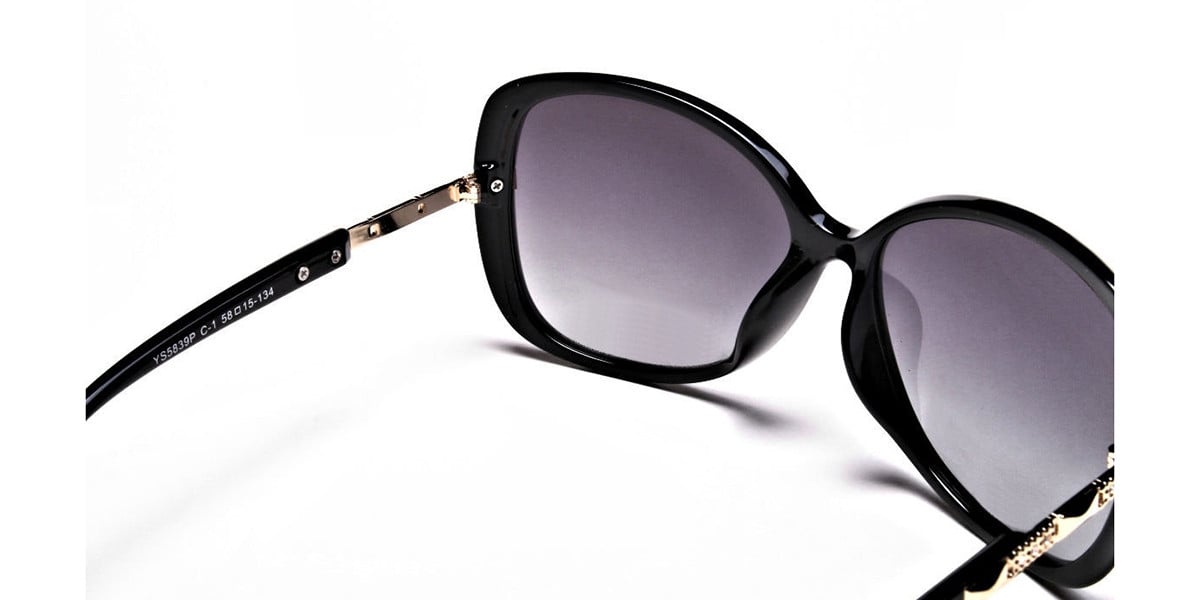 Sunglasses with Black & Grey Gradients -2