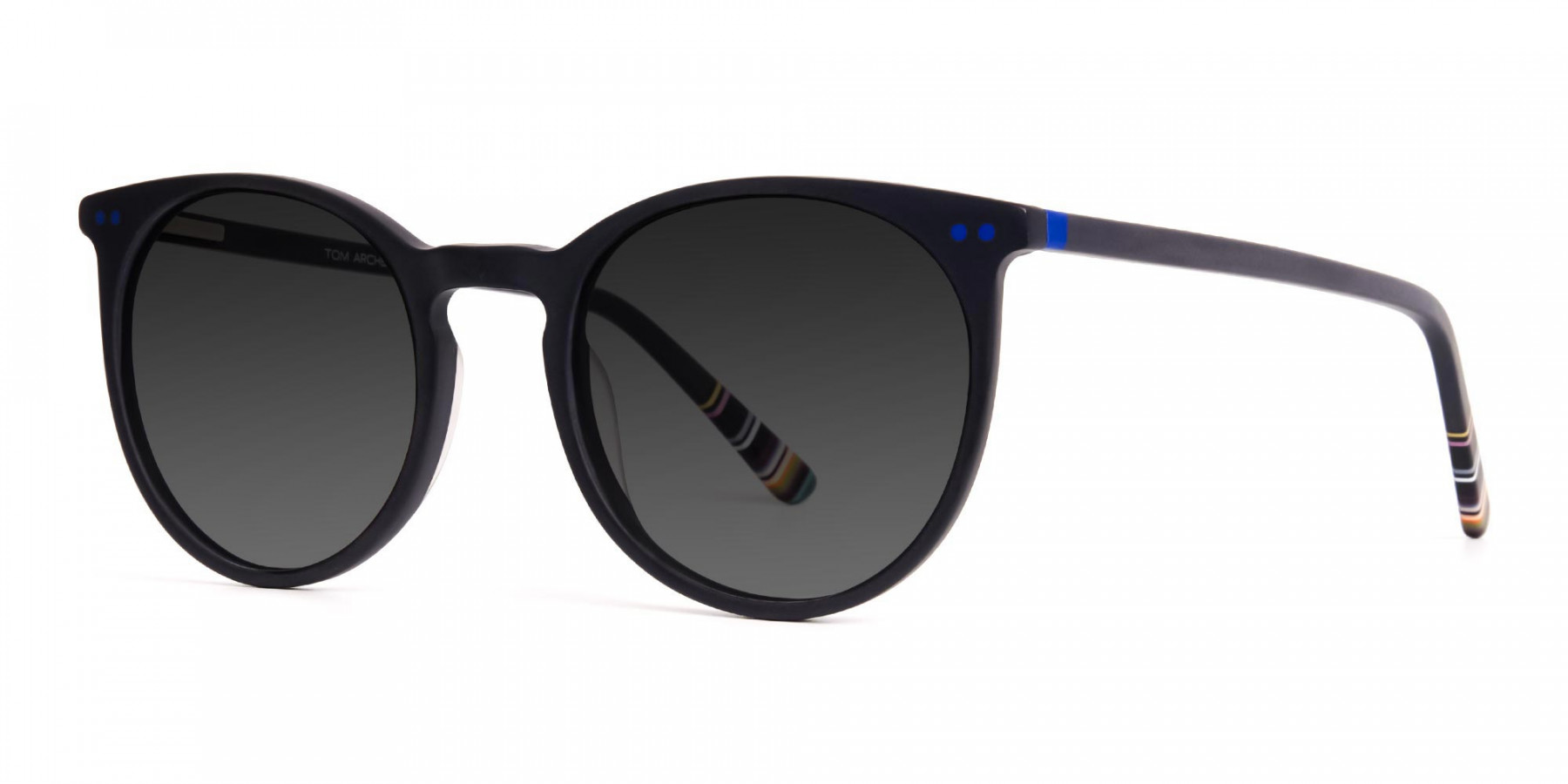 matte-black-designer-indigo-blue-grey-tinted-sunglasses-frame-1