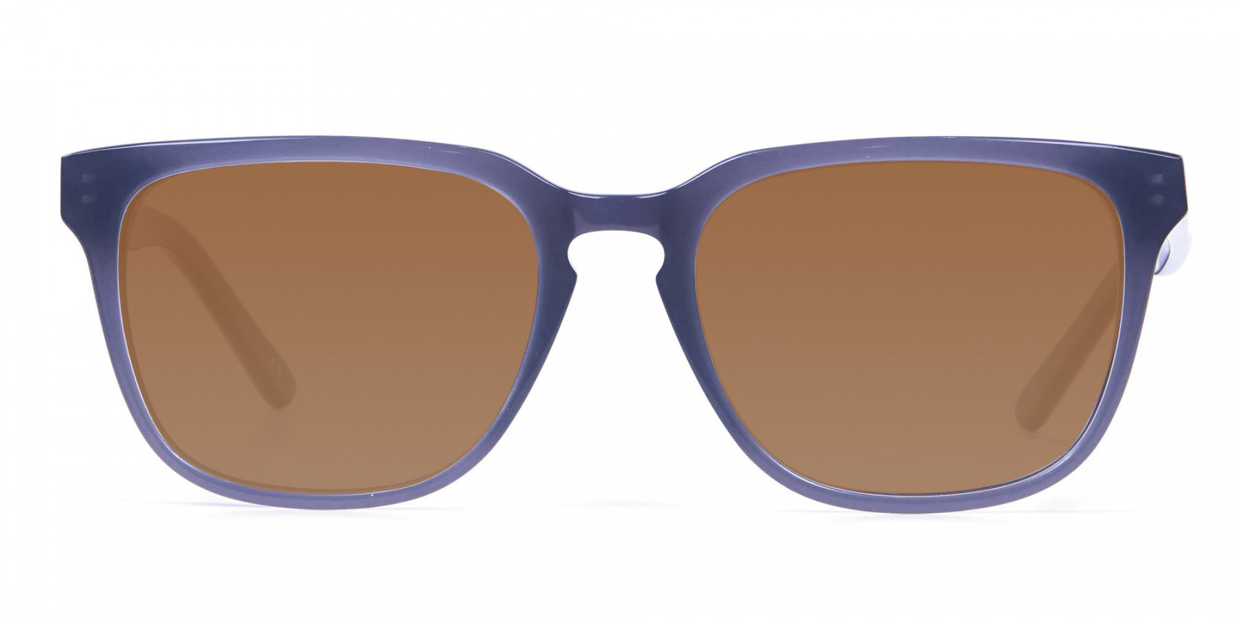 Boxy Sunglasses in Silver Grey  - 3