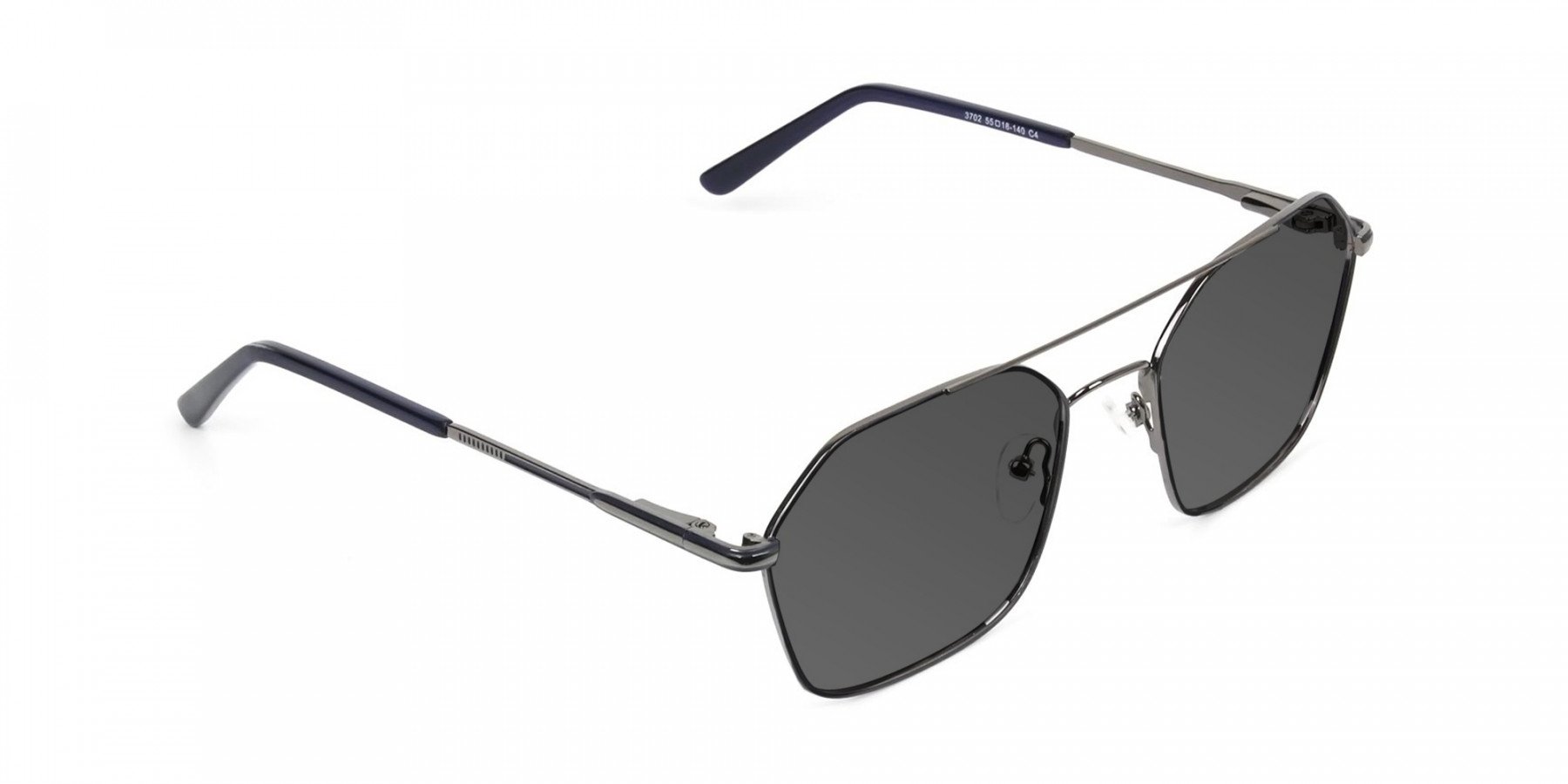 dark-royal-blue-geometric -gunmetal-aviator-grey-tinted-sunglasses-1