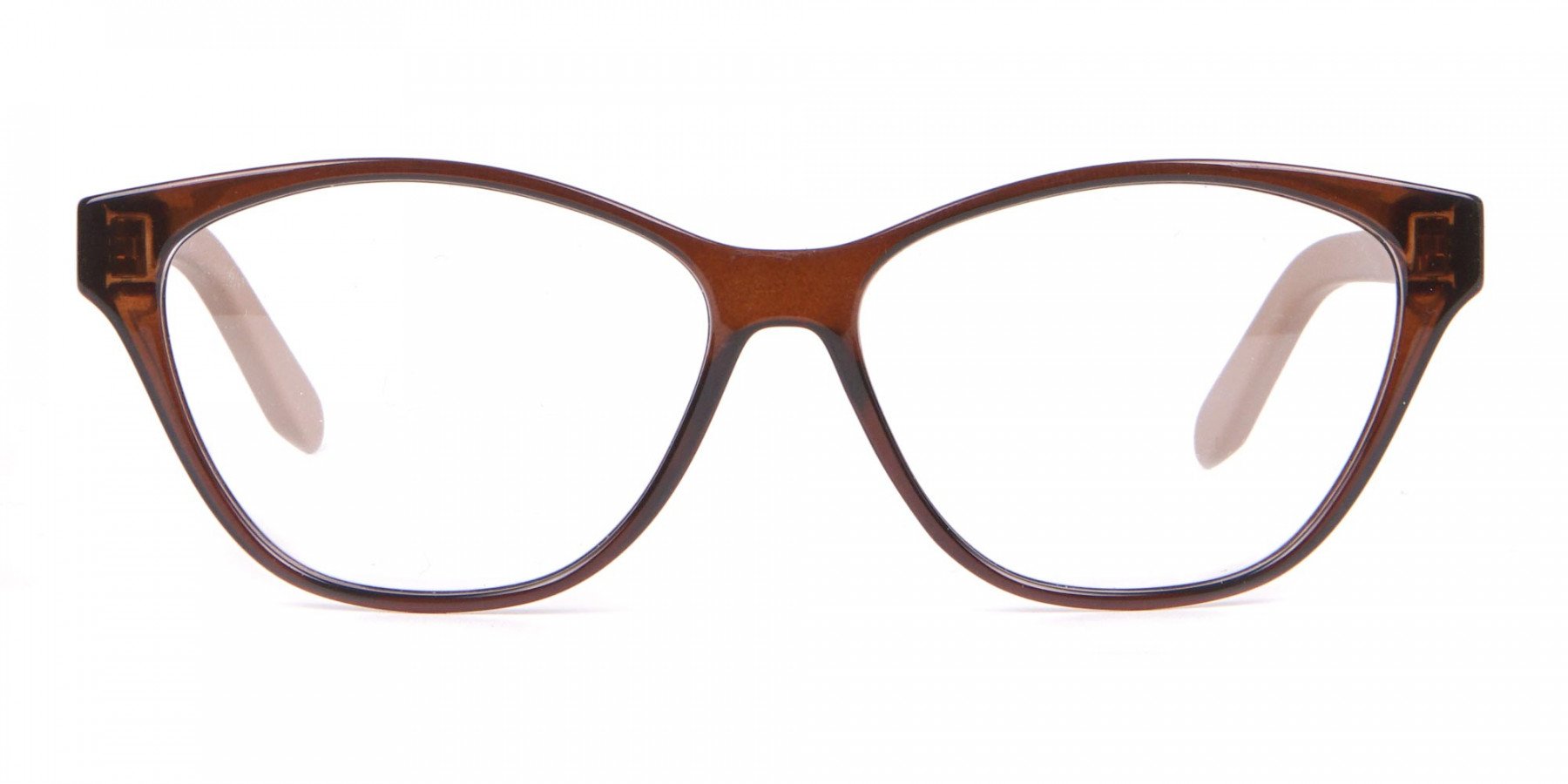 Salvatore Ferragamo SF2836 Women's Cat Eye Glasses Brown-1