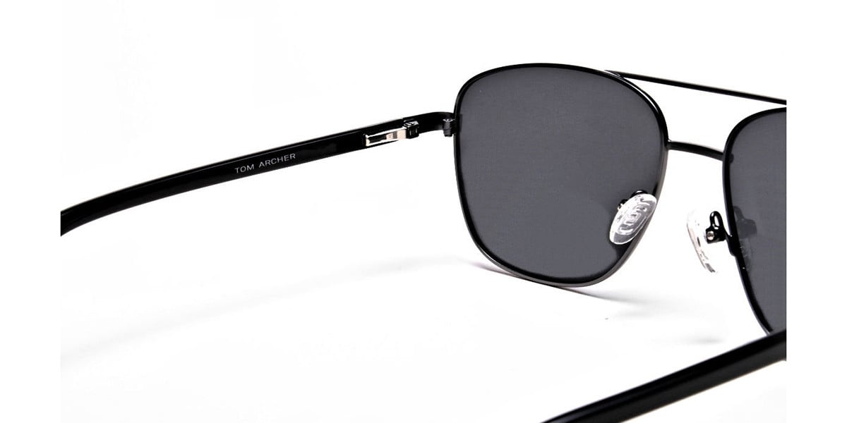 Gunmetal Framed Classic Sunglasses -3