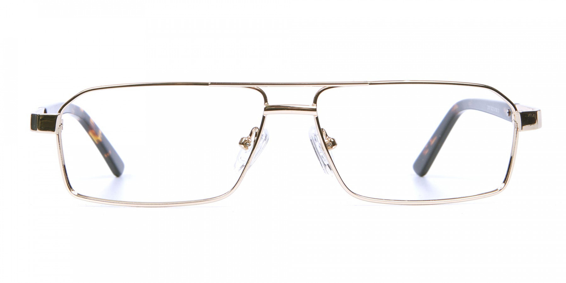 Gold Rectangular Glasses, Eyeglasses