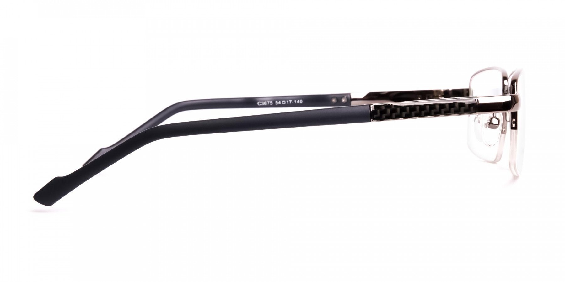 gunmetal-and-black-half-rim-rectangular-glasses-frames -1