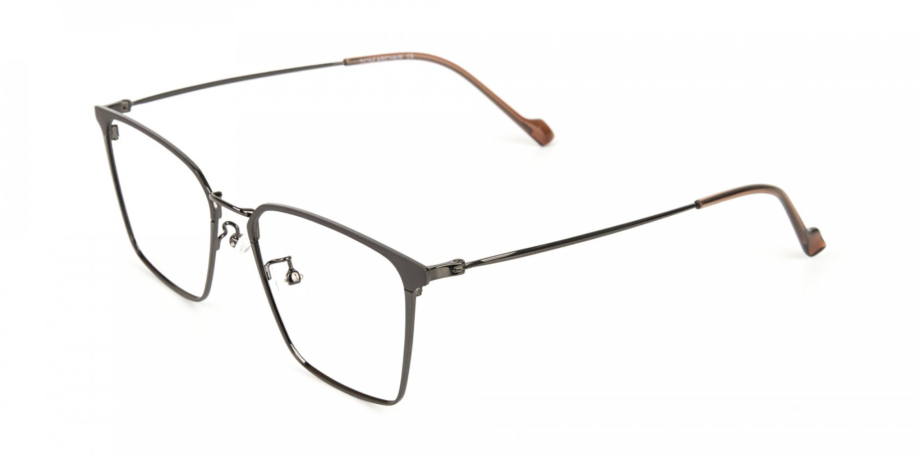 Gunmetal Wayfarer Glasses in Lightweight Metal-1