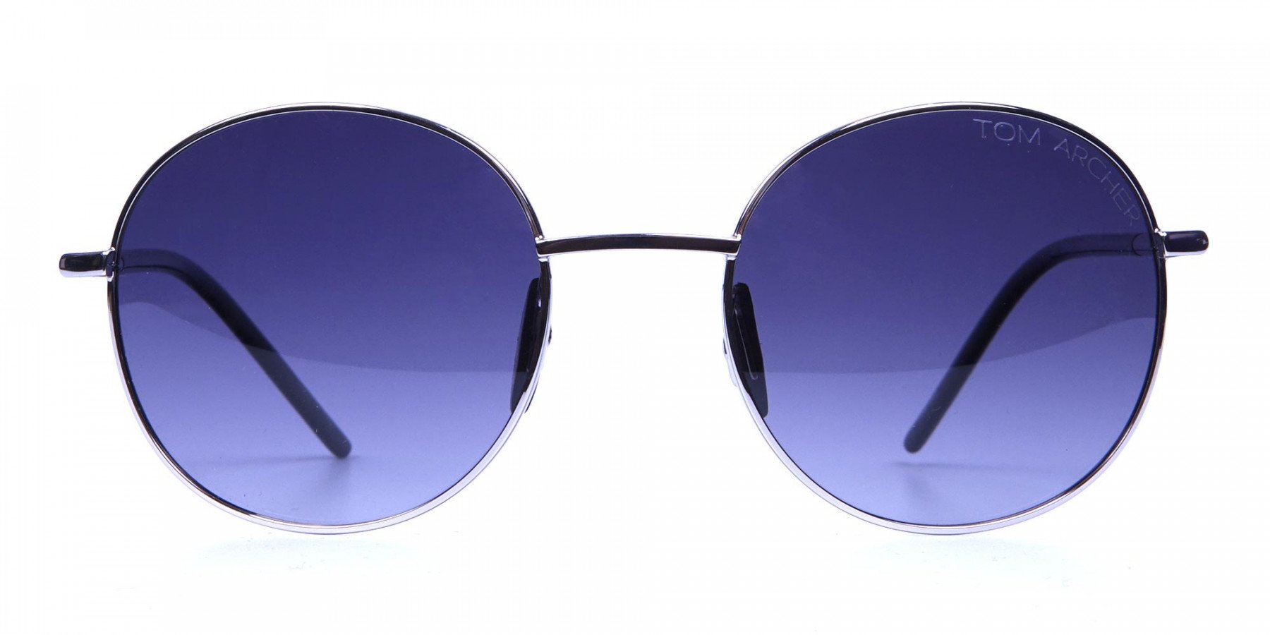 Silver Sunglasses Round Frames