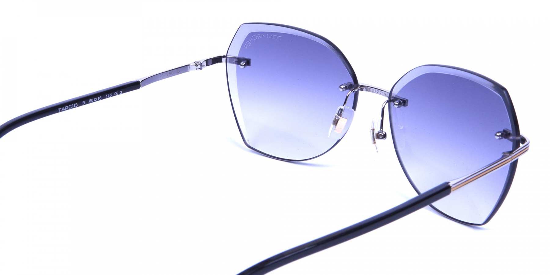 Brown Rimless Sunglasses in Wayfarer and Aviator
