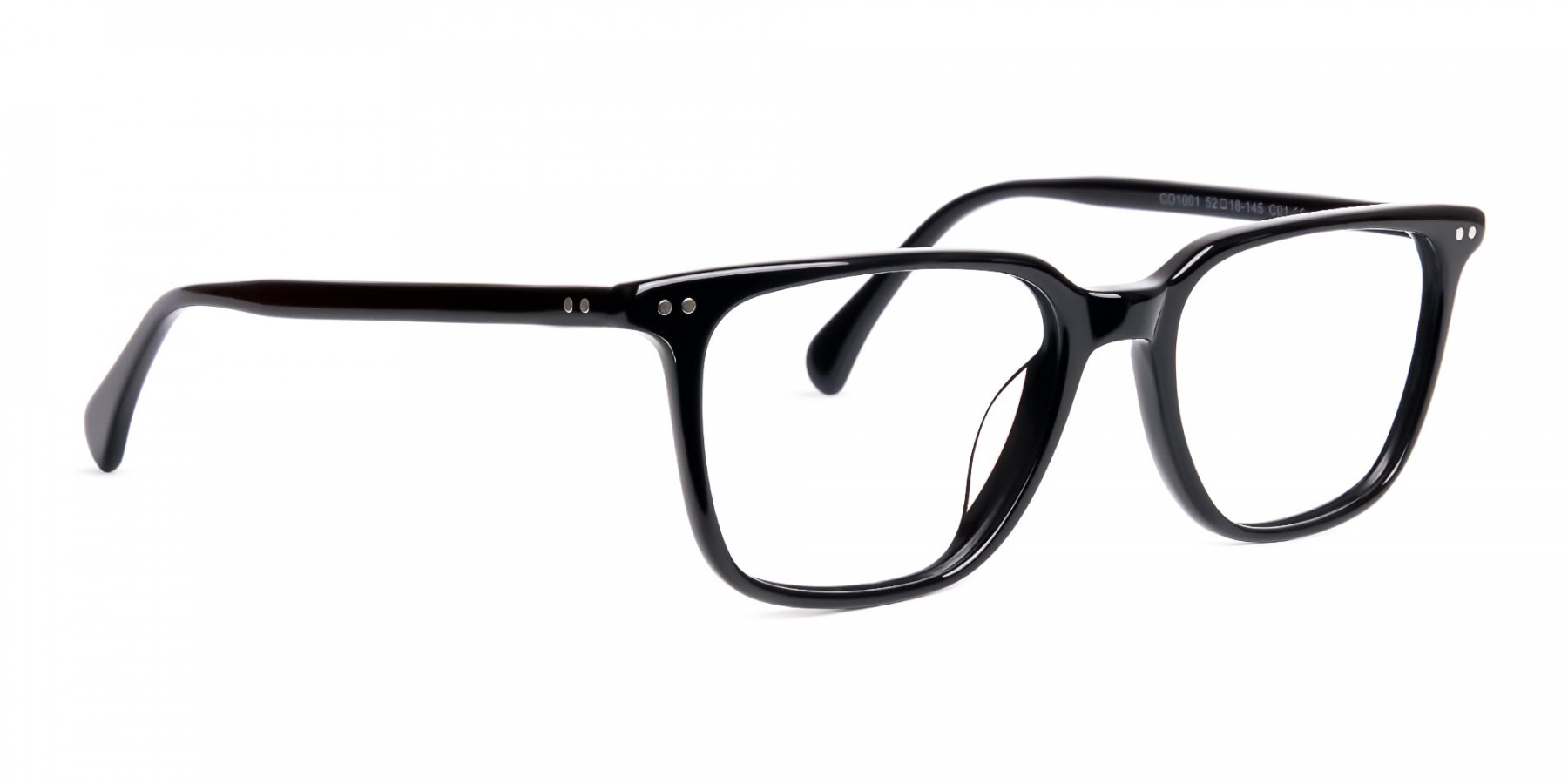 Black Rectangular Wayfarer Glasses Frames Darcy 1 Specscart ®