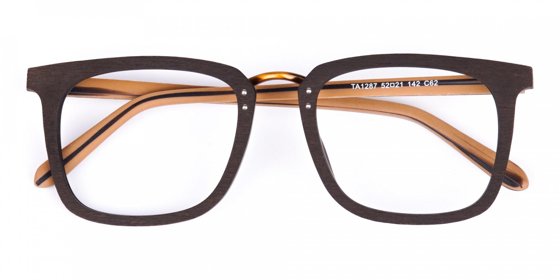Brown-Square-Wooden-Glasses-Frame-1