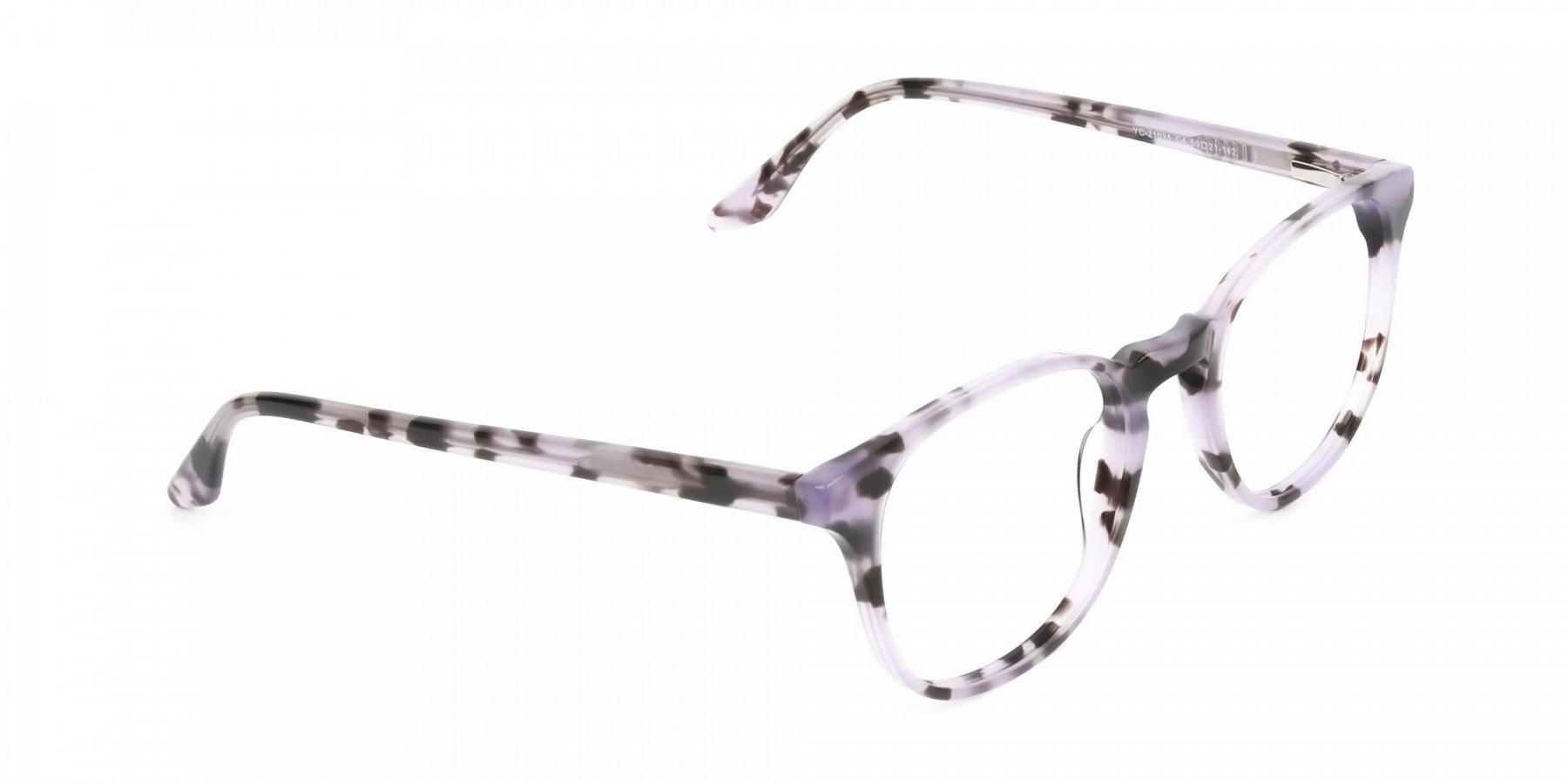 Keyhole Pastel Purple Tortoise Glasses in Wayfarer - 1