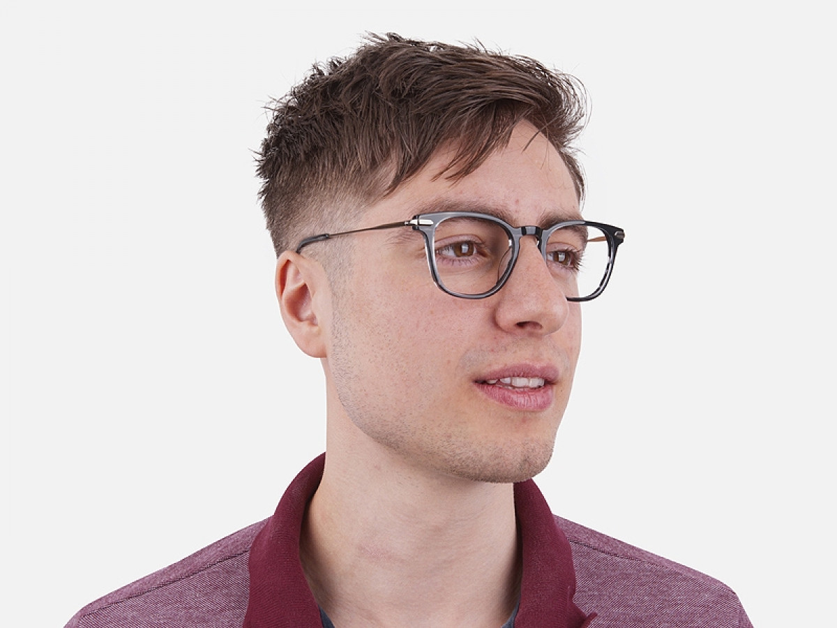 Stripe Glasses in Square Style with New Sensation