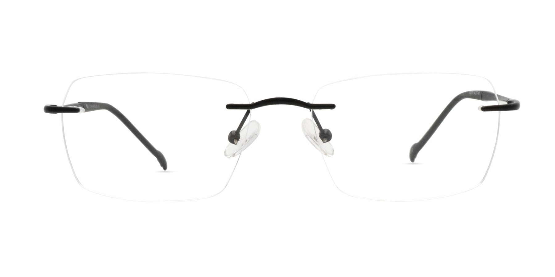 Witham 1 Black Rimless Glasses Specscart®