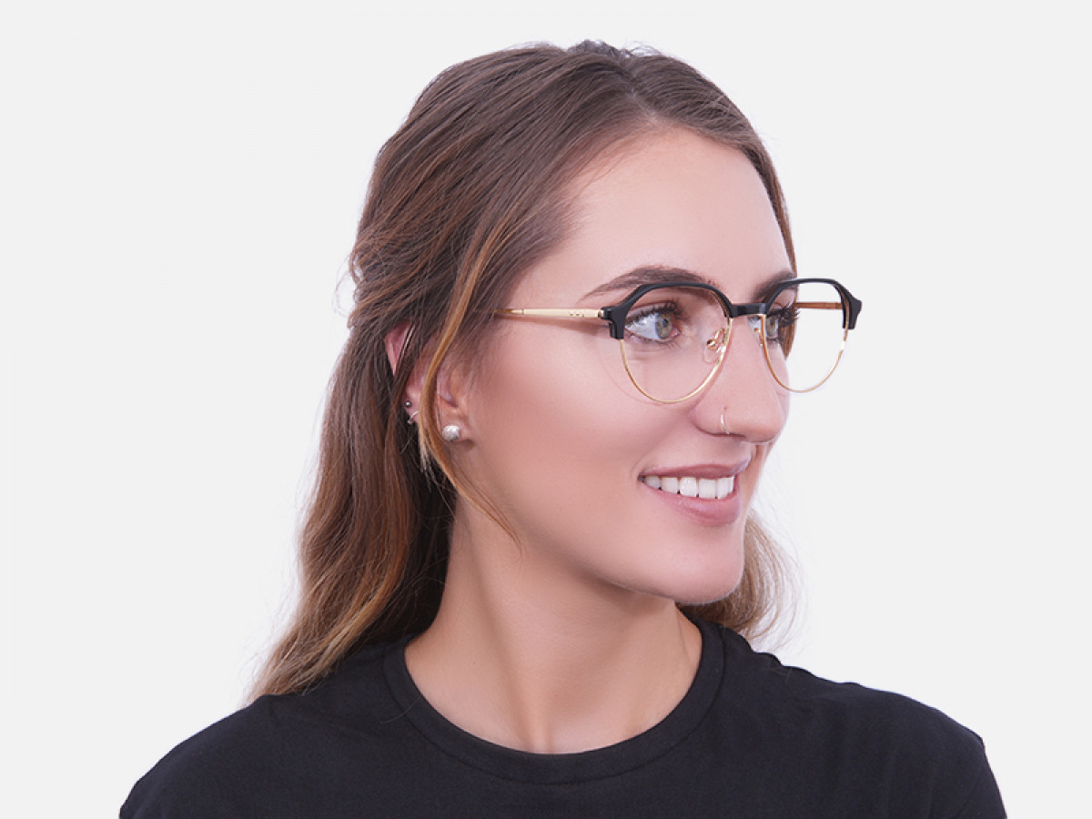 Fresh Look Octagon Glasses - 1