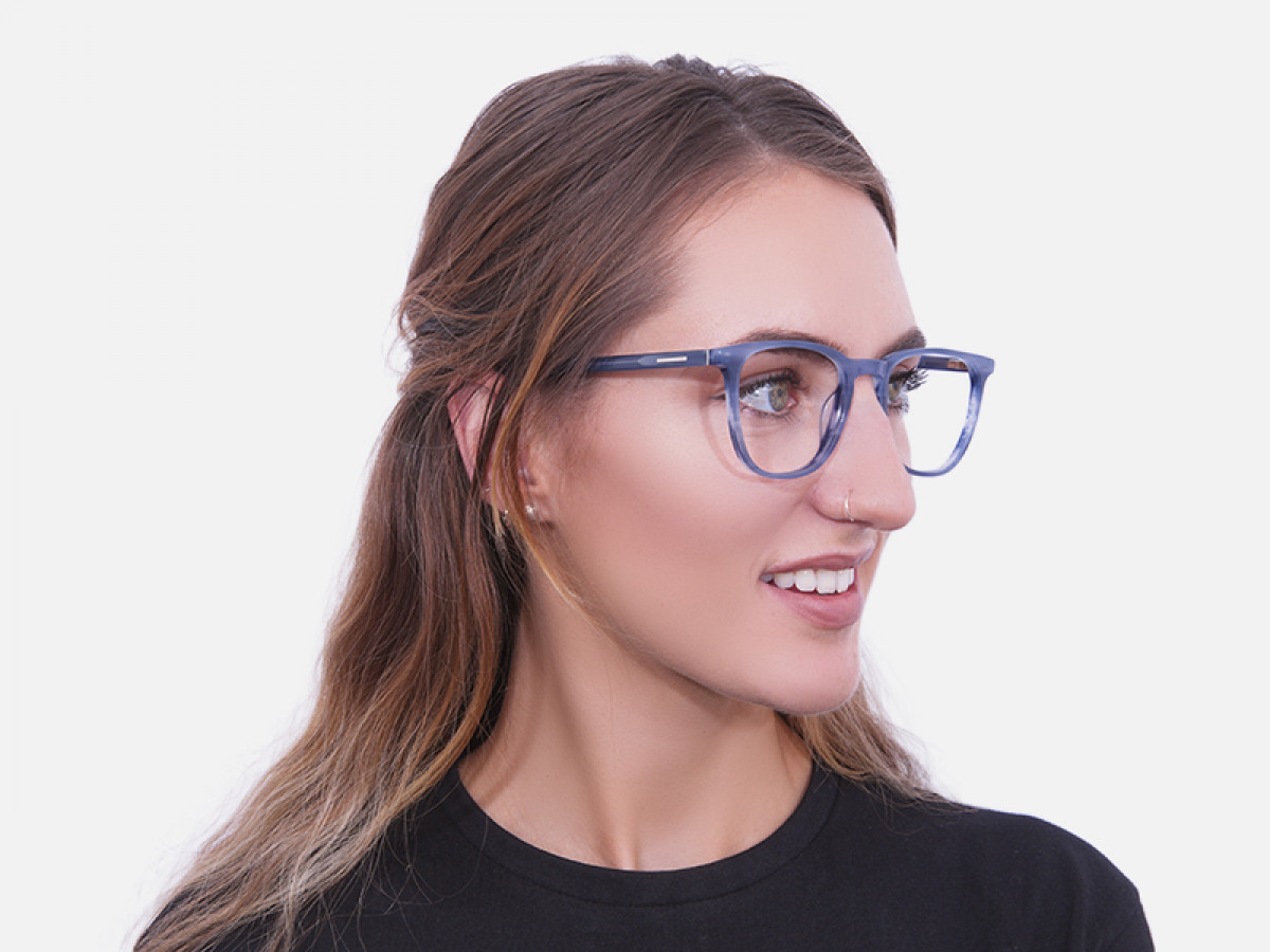 Fresh Blue Designer Glasses - 1