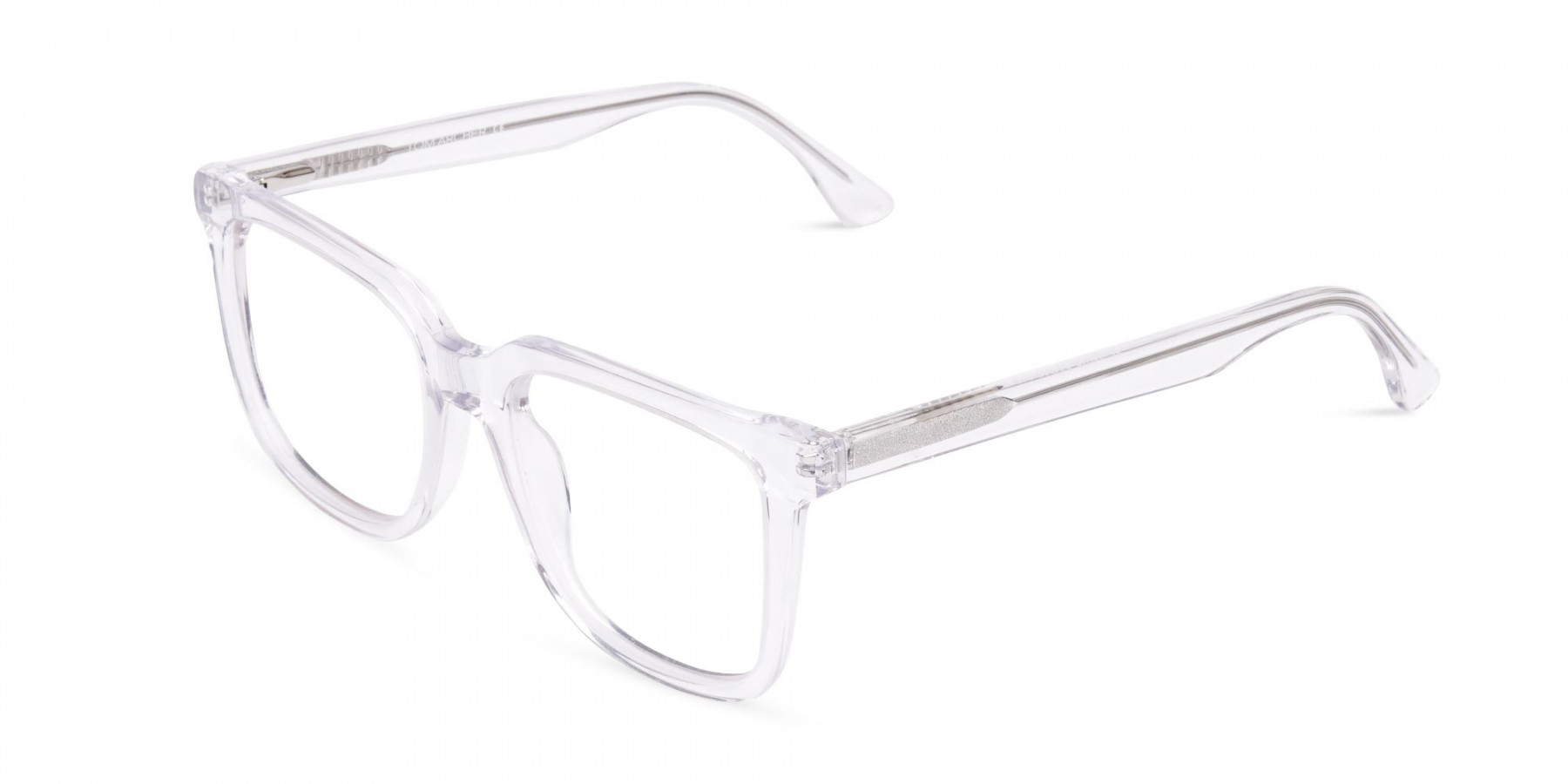 DEXTER ST1 - Full Rim Crystal Clear Wayfarer Eyeglasses | Specscart.®