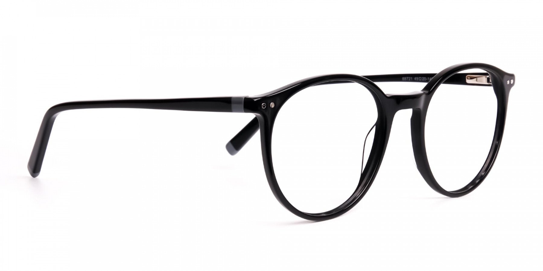 BROOKE 1 - Trendy Black Round Glasses Frames | Specscart.®