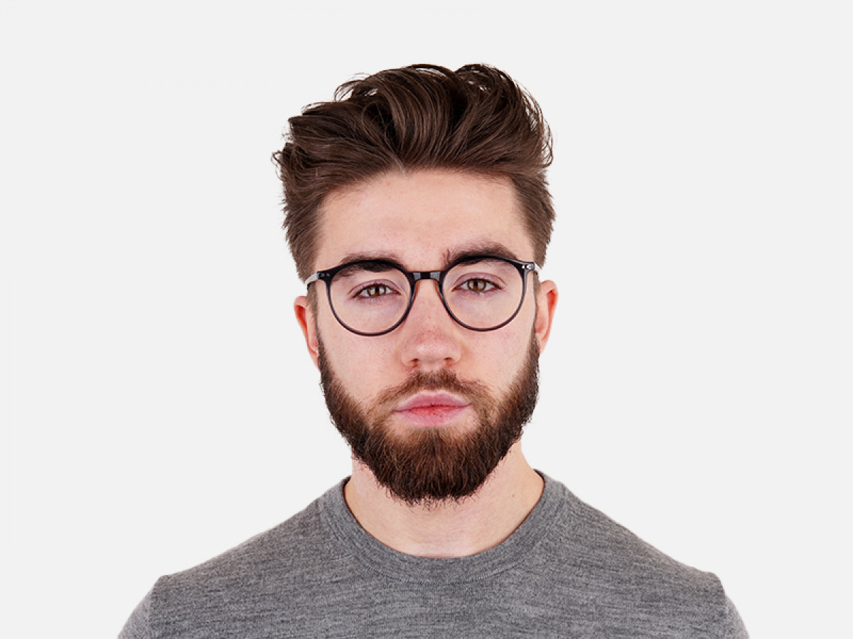grey and blue round glasses frames-1