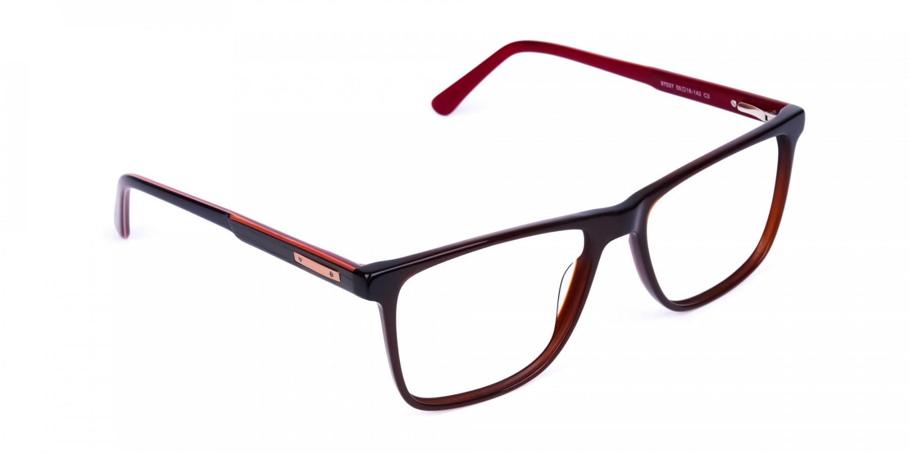 BLACKLEY 3 - Stylish Brown Rectangular Glasses Frames | Specscart.®