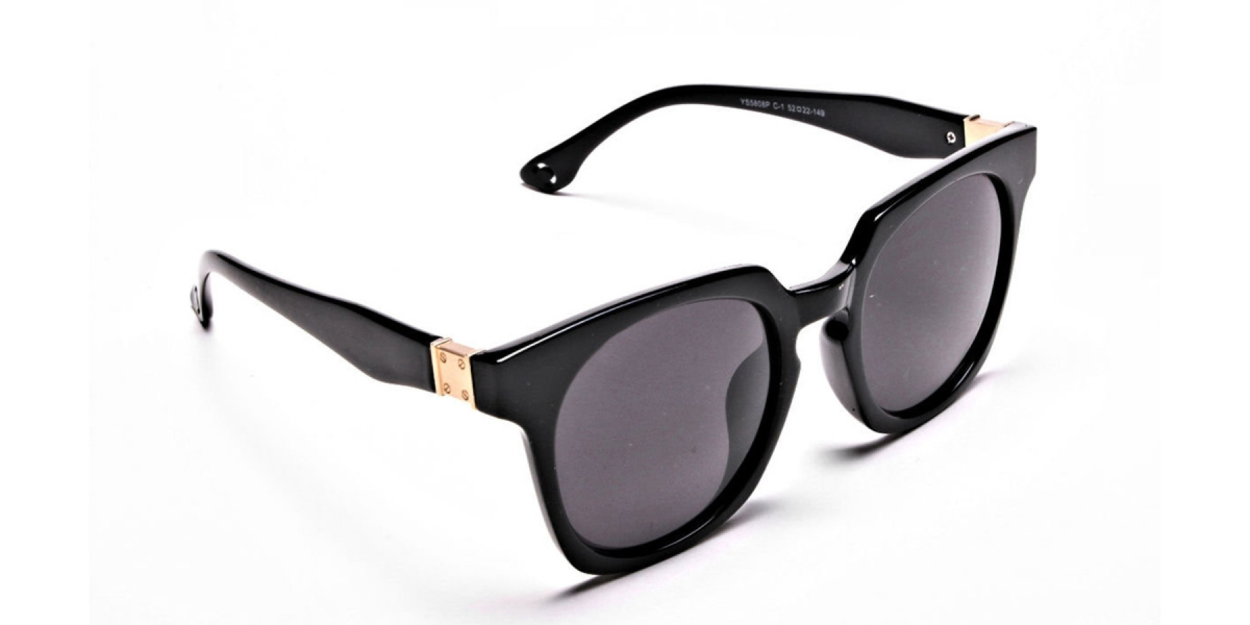 FERRIS WD1- Dark Black & Grey Sunglasses | Specscart®