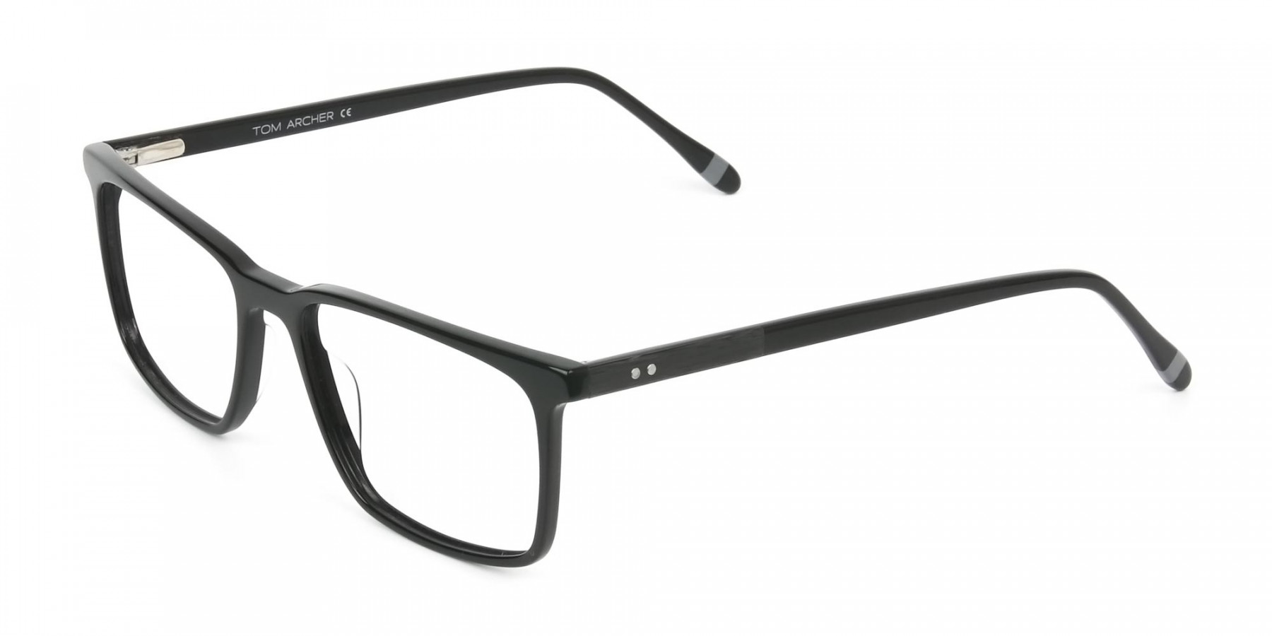 STANLEY 1 - Designer Black Glasses Rectangular | Specscart.®