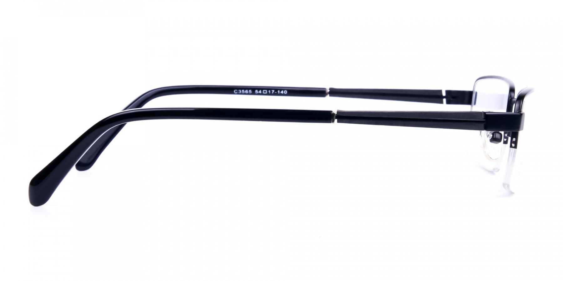 MATT BA4 - Black Thick Rectangle Glasses Frames | Specscart.®
