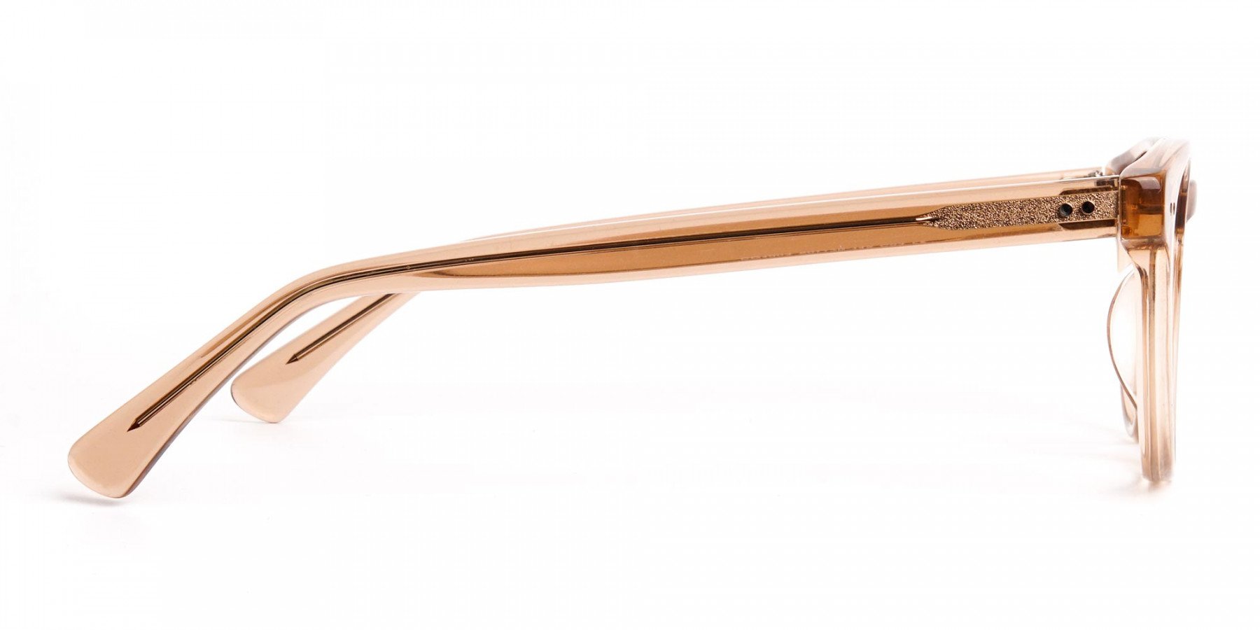 HAWORTH 3 - Brown Transparent Glasses in Round Shape Full Rim | Specscart.®