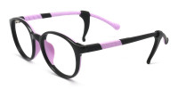 pink & black Kids Glasses For Girls -1