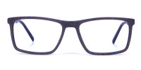 Wooden Texture Brown Rectangular Glasses for men and women