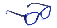 Royal Blue Cat Eye Glasses for Women
