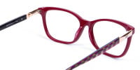 Retro Red Cat Eye Glasses for Women