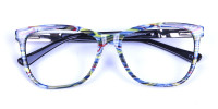 Green and Blue Oversized Glasses for Men and Women
