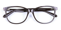 Leopard Brown Cat Eye Glasses for Women