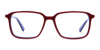 Wayfarer Designer Blue Red Eyeglasses 
