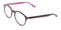 Ladies' Pink Round Glasses - 1