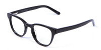 Thick Line Detailed Glasses in Black